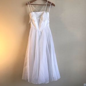 GORGEOUS 80’s Prom Party Dress Gown Sz S Vintage